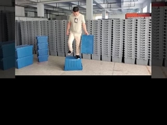 Contenedores de plástico para anidación empilables Contenedores móviles empilables Caja de facturación de logística instable