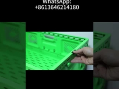 Caja de plástico plegable para frutas y hortalizas caja de almacenamiento plegable