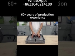 Caja de plástico plegable