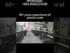 Contenedor de plástico plegable para cajas plegables apilables instables