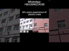 contenedor plegable de plástico almacenamiento apilable logística embalaje