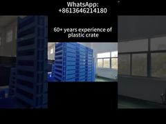 Caja de almacenamiento de cajas de plástico plegables y apilables para uso industrial de PP