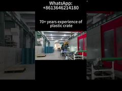 Fabricante de cajas de plástico Visita a la fábrica Producción de moldeo por inyección y control de calidad