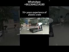 Solución de embalaje de transporte retornable que ahorra espacio en caja de paleta plegable de 1200 × 1000 mm
