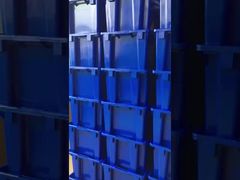 Caja de plástico apilable y encajable personalizada | Fabricante de cajas de plástico OEM para una logística eficiente