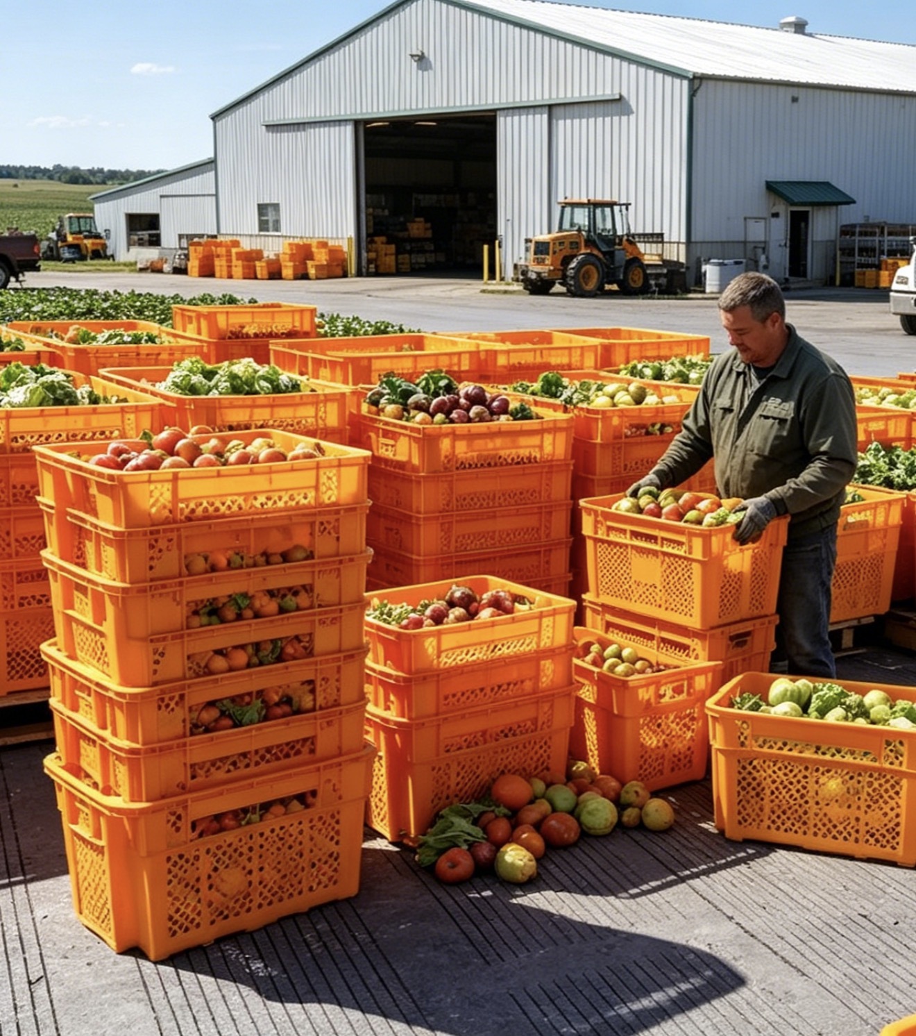 Últimos blogs de la empresa sobre Desde la granja hasta el centro de distribución: cómo las cajas de plástico reutilizables apoyan la logística de alimentos frescos