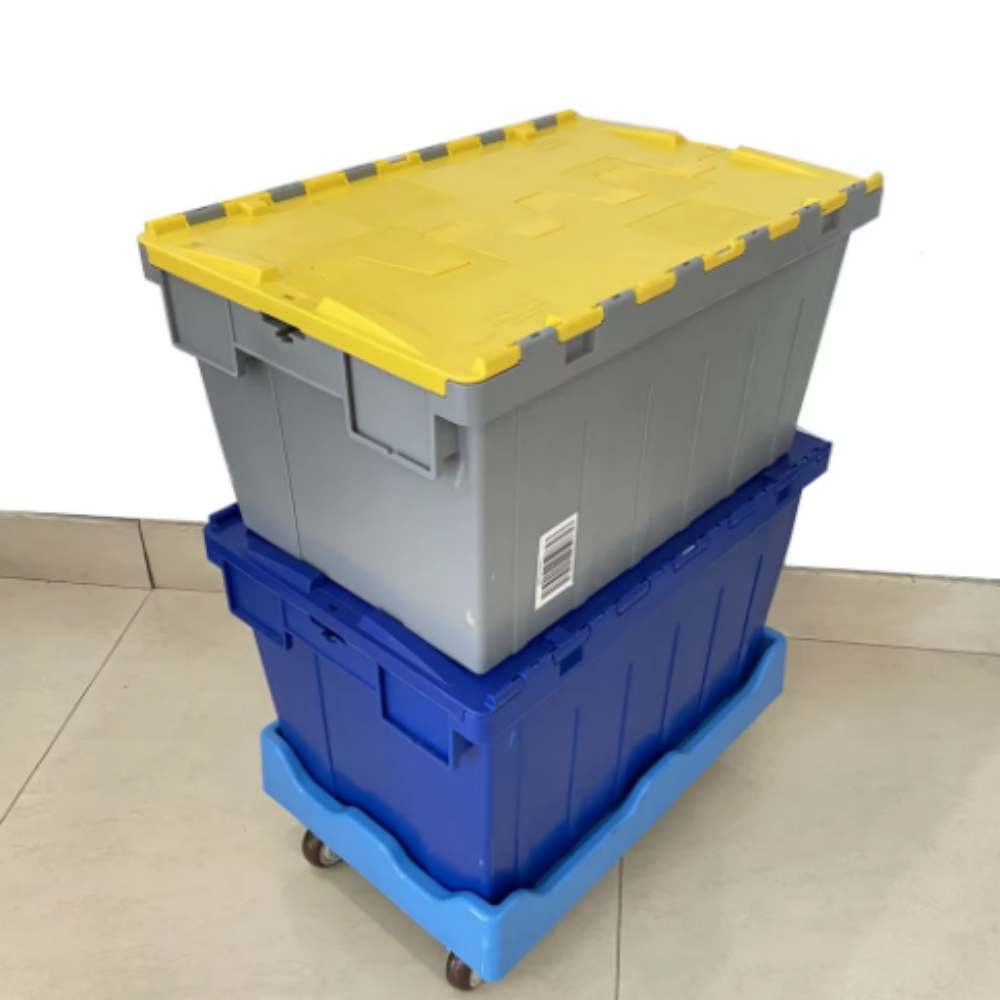 Últimos blogs de la empresa sobre How Custom Attached Lid Containers Help Global Manufacturers Build Flexible Supply Chains