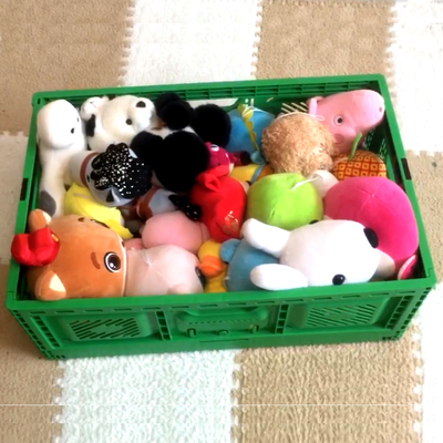 comprar Cajas plegables de plástico apilables Supermercado de carga pesada 23.6 