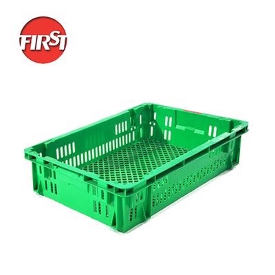 comprar Tamaño externo 690*470*150 mm Cesta de plástico de malla para almacén y contenedor de almacenamiento agrícola Fabricación en línea