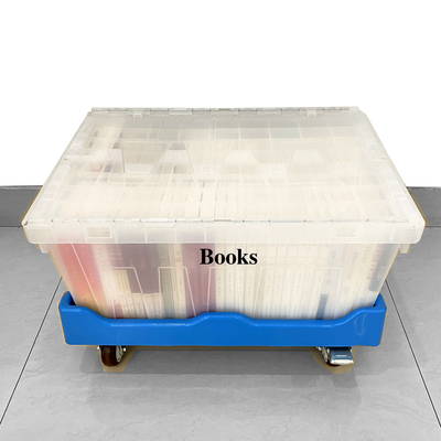 comprar Almacenamiento logístico Caja de plástico con tapa Almacene sus libros y documentos de manera eficiente Fabricación en línea