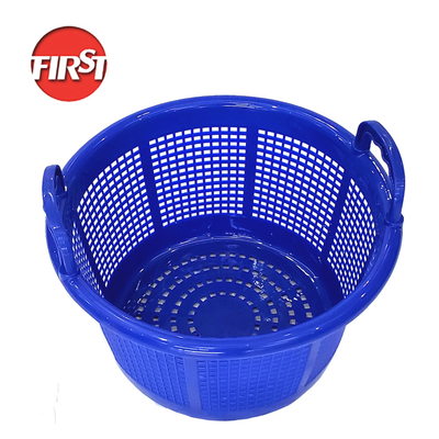 comprar Barril de plástico apilable de 42cmx23cm para almacenamiento de malla Frutas y verduras Caja Fabricación en línea