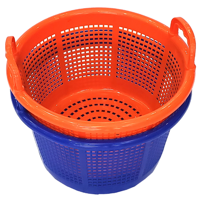 comprar Stackable Storage Ventilated Seafood M Plastic Shrimp Basket With Handle Fabricación en línea