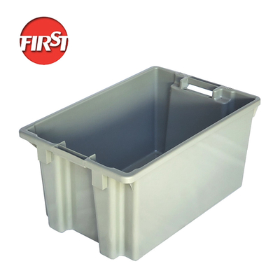 comprar 600x395x300mm Cajas de plástico de movimiento de uso pesado Contenedores Cajas de plástico para vegetales Fabricación en línea