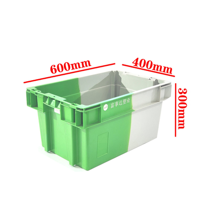 comprar Contenedor de almacenamiento instable de 600*300 mm de plástico móvil y apilable Fabricación en línea