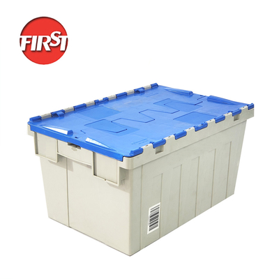 comprar Tipo de caja sólida FIRST 600*400*315mm Almacenamiento móvil Caja de plástico instable y apilable con tapa Fabricación en línea