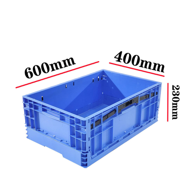 comprar Caja de almacenamiento de plástico plegable Caja industrial conveniente Cajas de plástico plegables Fabricación en línea