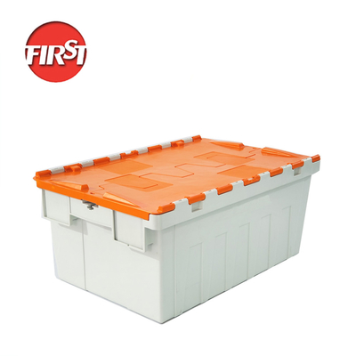 comprar Maximice el espacio de almacenamiento con cajas móviles industriales de plástico y tapas de anidación Fabricación en línea