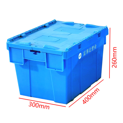 comprar Cajas de apilamiento de 21L Caja de almacenamiento con contenedor de tapa conectado Fabricación en línea