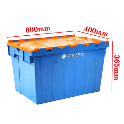 comprar Contenedor de tapa abatible de 600x400, reutilizable, apilable, fabricante de cajas de plástico Fabricación en línea