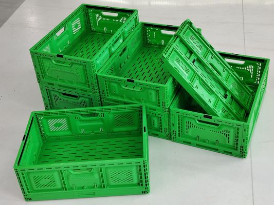 comprar Caja de plástico plegable 600×400, apilada, plegable, reutilizable, fabricante de cajas logísticas Fabricación en línea
