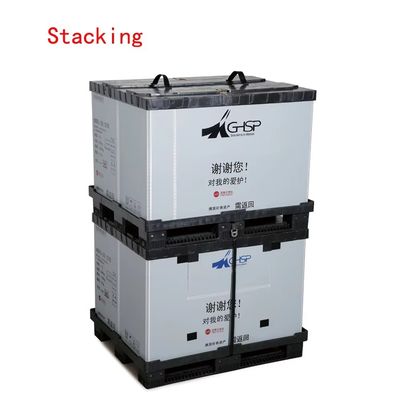 comprar Caja de palets plegable Almacén de almacenamiento de logística industrial Contenedor de palets plegable Fabricación en línea