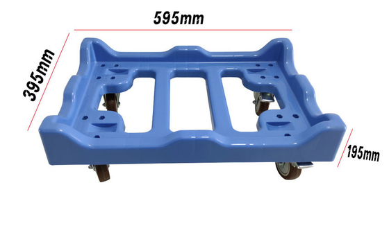 comprar Logistics Stackable Moving Crates Plastic Container Dolly Cart Fabricación en línea
