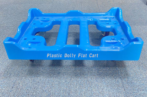 comprar Carro de plástico para plataforma móvil resistente apilable con ruedas Fabricación en línea