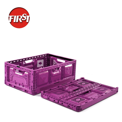 570x370x210mm Cajas plegables pequeñas de plástico para frutas Agricultura plegable