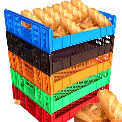Cajas plegables móviles de plástico para inyección Contenedores de almacenamiento conveniente