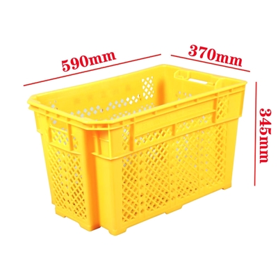 Contenedores de vegetales Cajas de almacenamiento apilables de plástico 590x370x345mm
