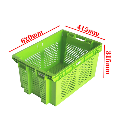 Caja de recolección de plástico de PP para anidación para apilar almacenamiento cajas de anidación de plástico
