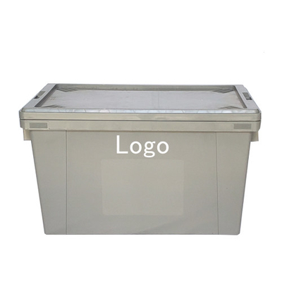 Caja instable sólida, por mayor, almacenaje industrial, caja móvil, contenedor con tapa